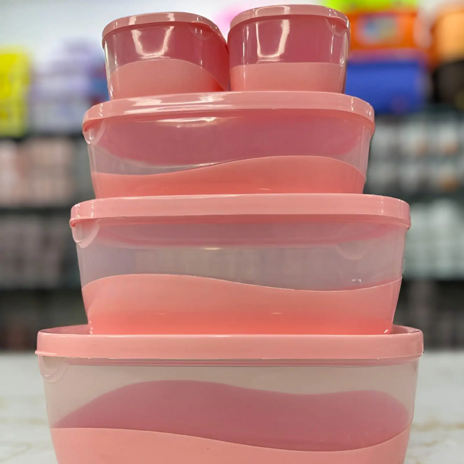 Ashkan Oval Plastic Bowl Set 5-Pcs - Image 4