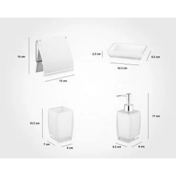 Limon Classic Bath Set 6-Pcs - Image 7