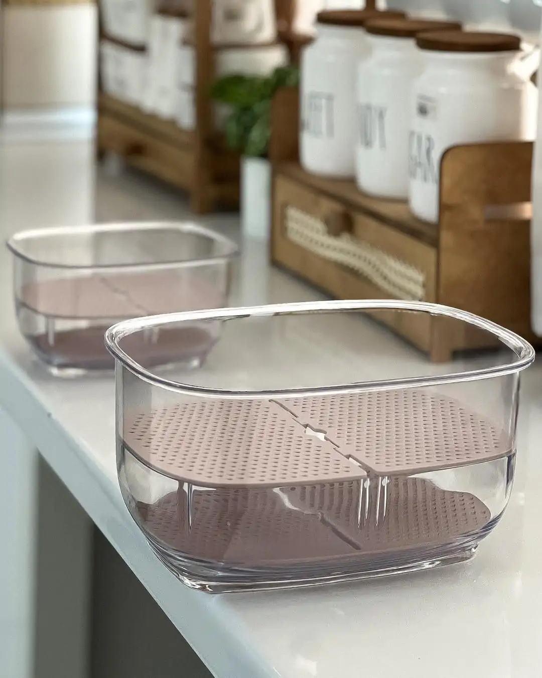 Limon Fruit & Vegetable Container with Partition & Lid - Image 9