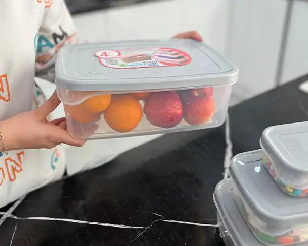 Ashkan Food Container Set 3-Pcs (Rectangle) - Image 2