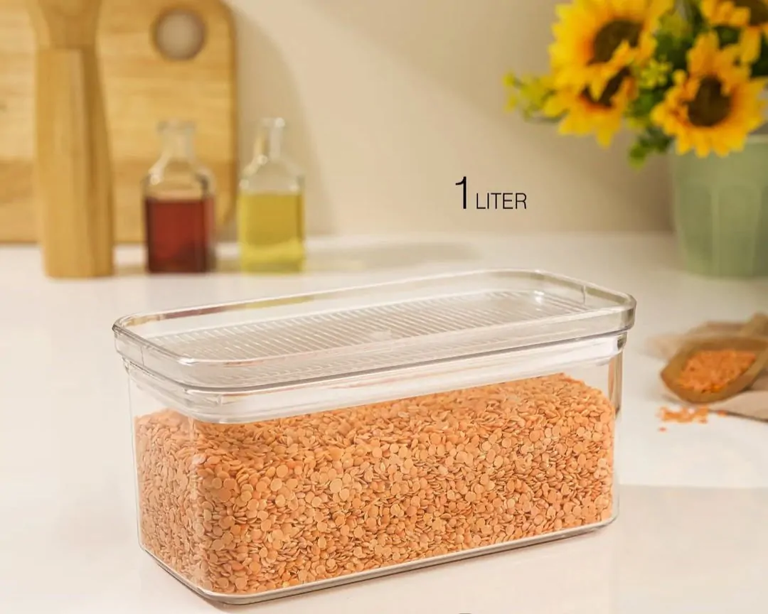 Limon Royal Acrylic Canister 3-Pcs Set (Rectangle) - Image 4