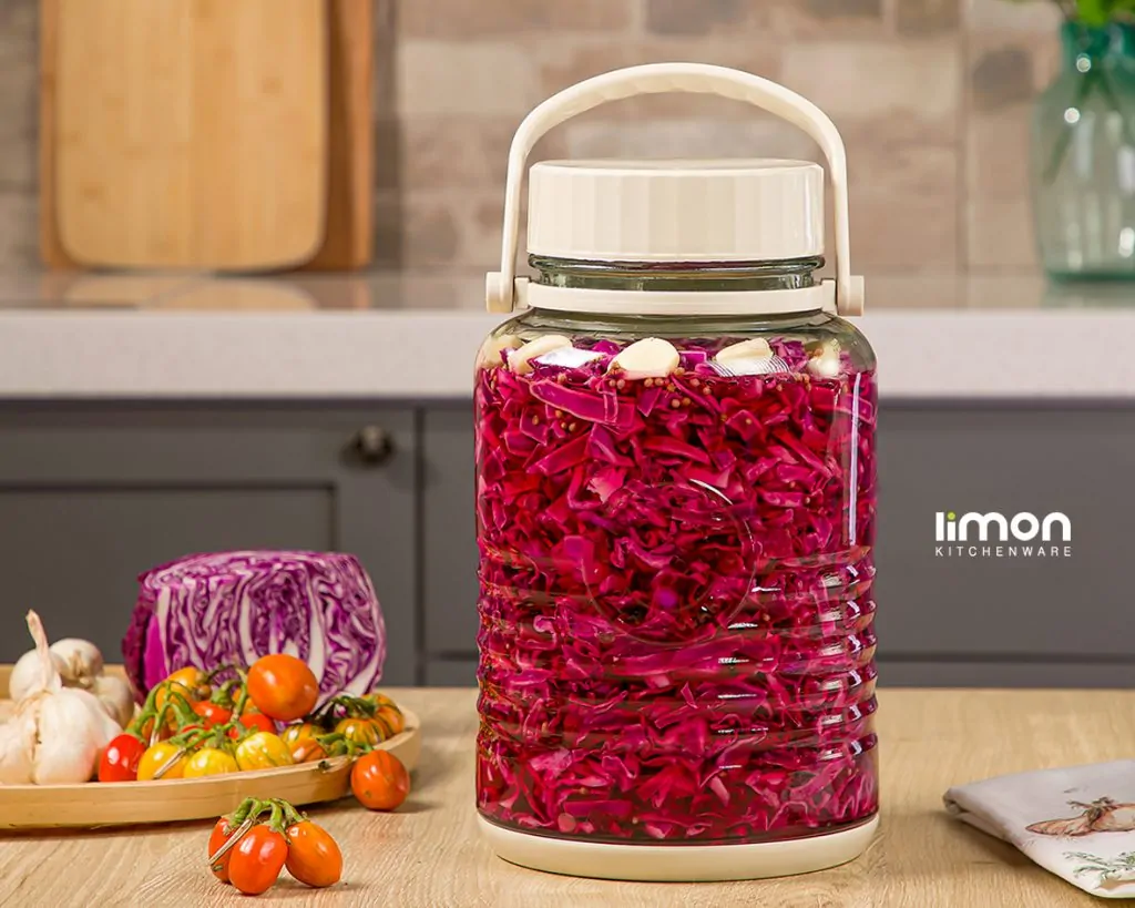 Limon Pickle Glass Container/ Jar 4 & 5 Liters - Image 2