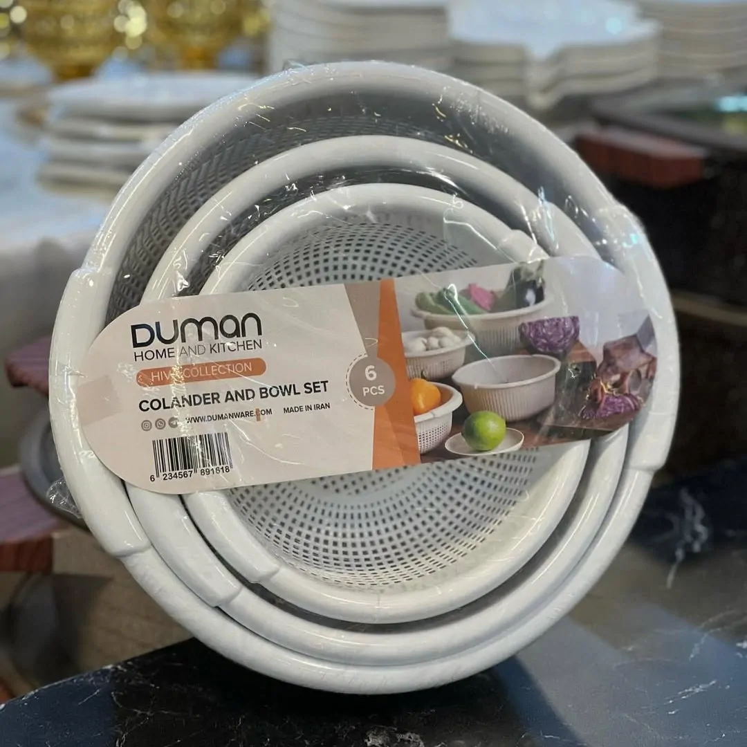 Duman Colander & Bowl Set 6-Pcs! - Image 4