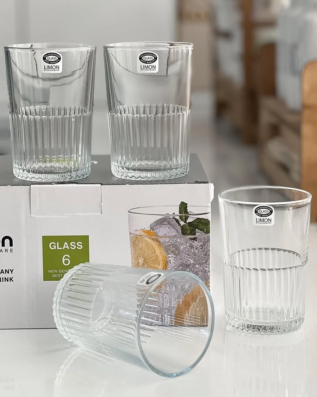 Limon Pitcher & Water Glass 7-Pcs Set-Made in Iran - Image 10