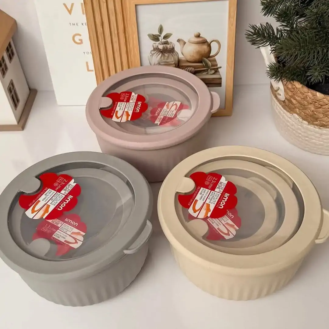 Limon Bowl Set – 3 Pc's with Vented Lid - Image 5