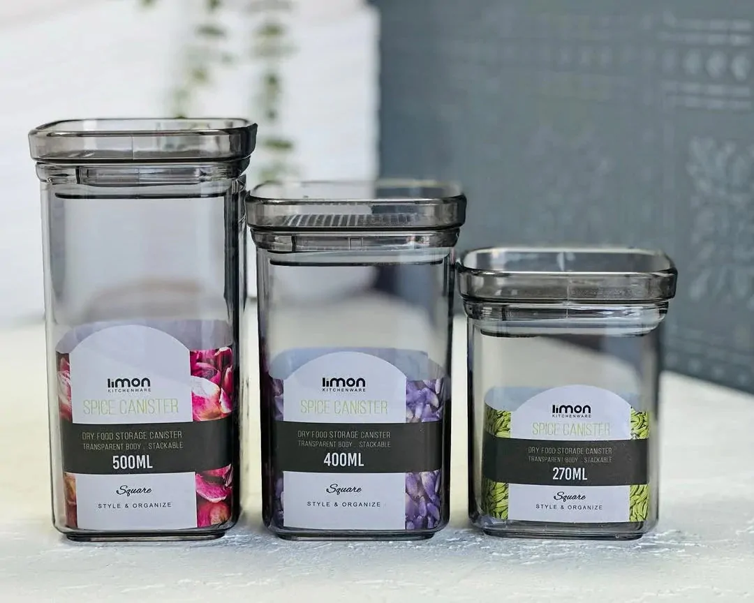 Limon Royal Acrylic Spice Jars & Canisters!