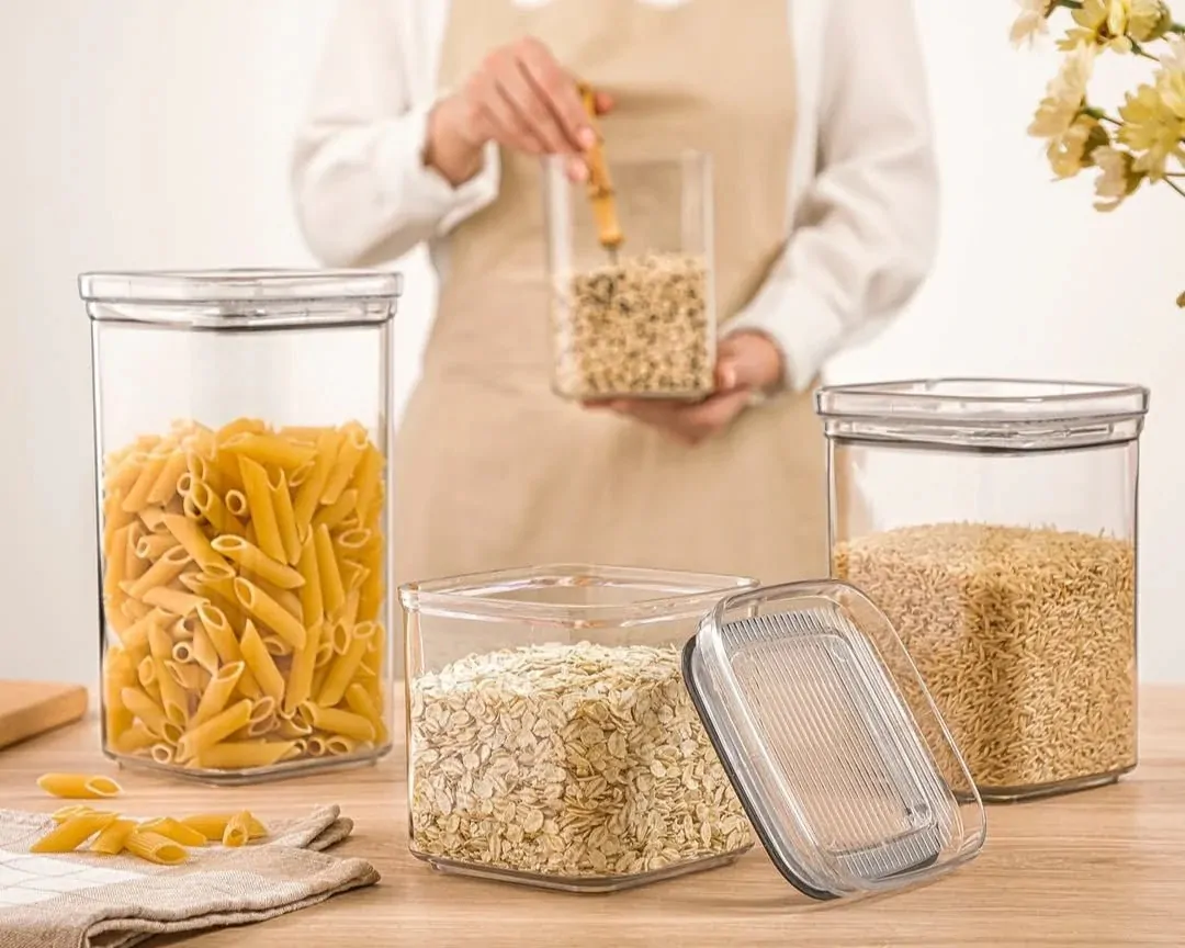 Limon Royal Acrylic Canister Jars (Square)! - Image 2