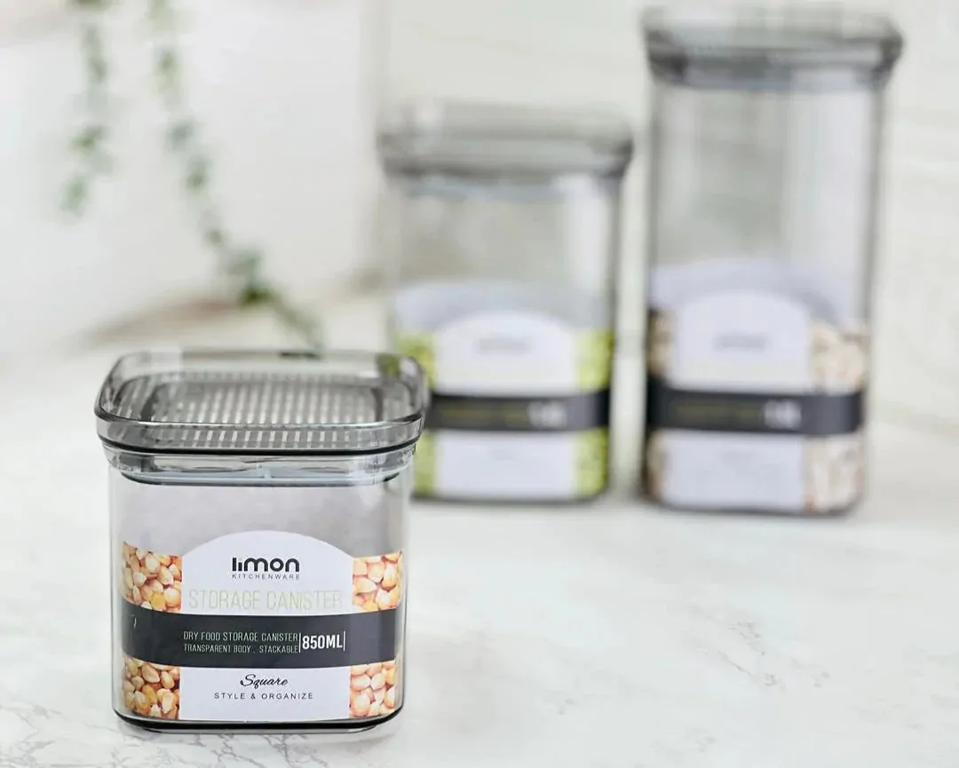 Limon Royal Acrylic Canister Jars (Square)! - Image 6