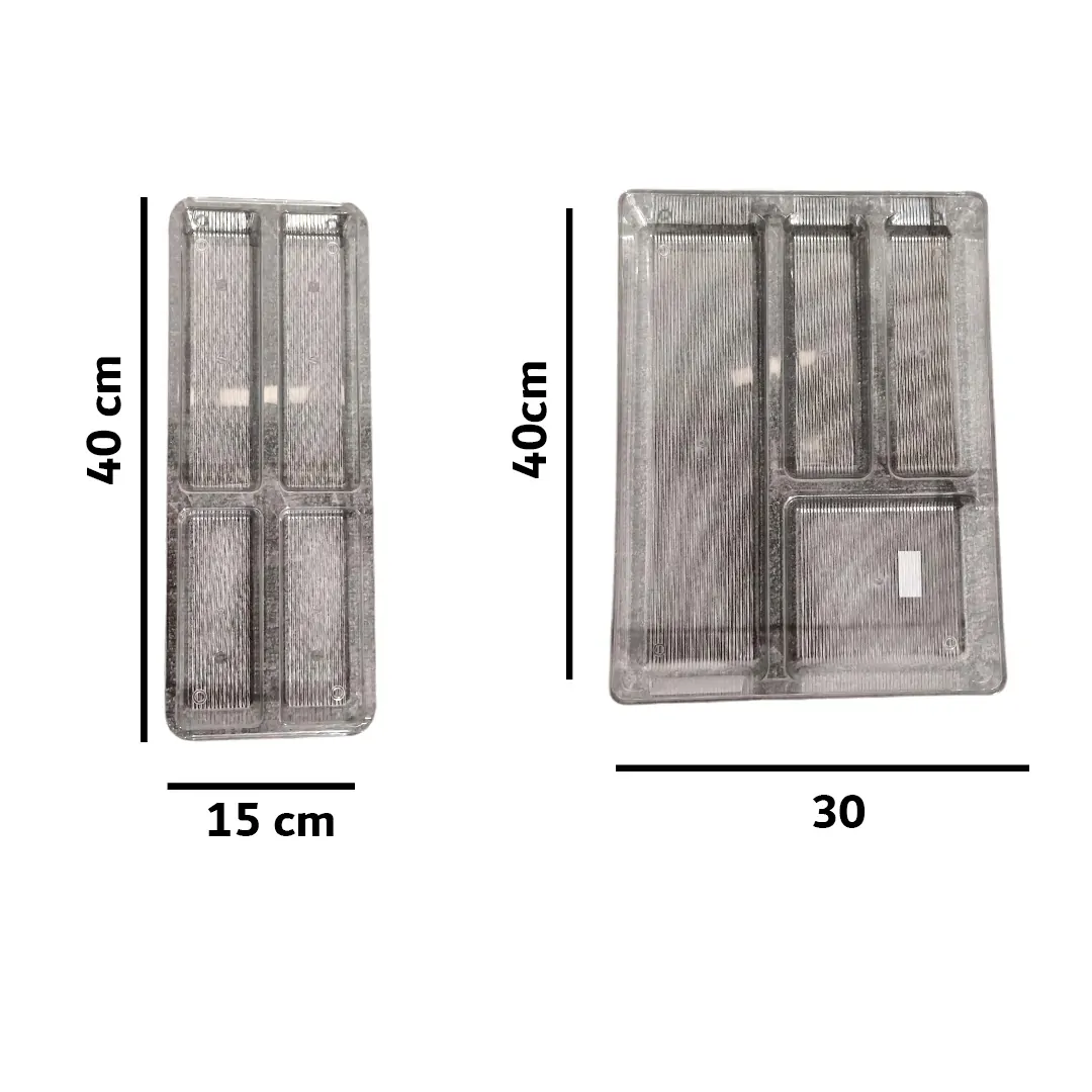 Limon Cutlery 2 Layer Rack & Holder (Acrylic) - Image 4