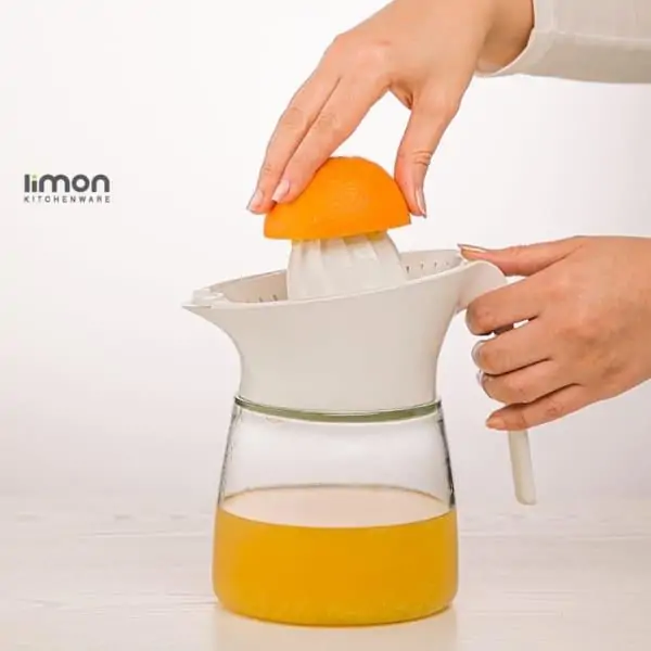 Limon CitrusEase Glass Juicer & Pitcher – 2-in-1 Citrus Press & Server