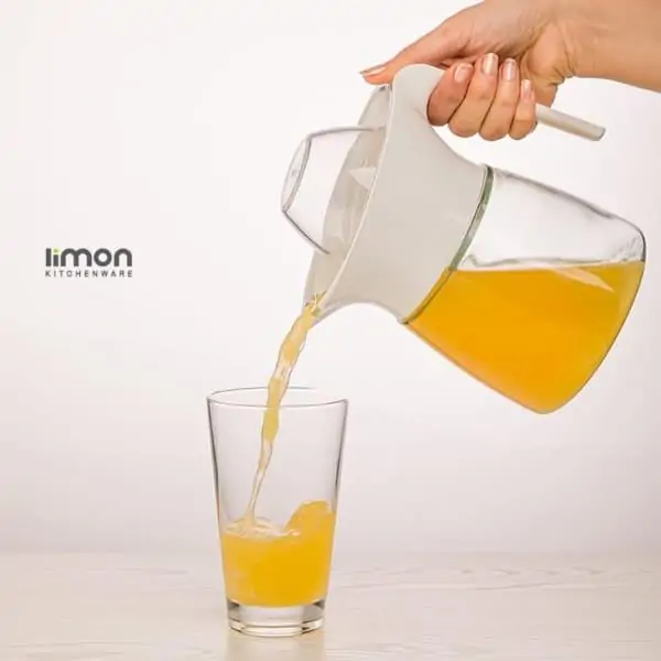 Limon CitrusEase Glass Juicer & Pitcher – 2-in-1 Citrus Press & Server - Image 2
