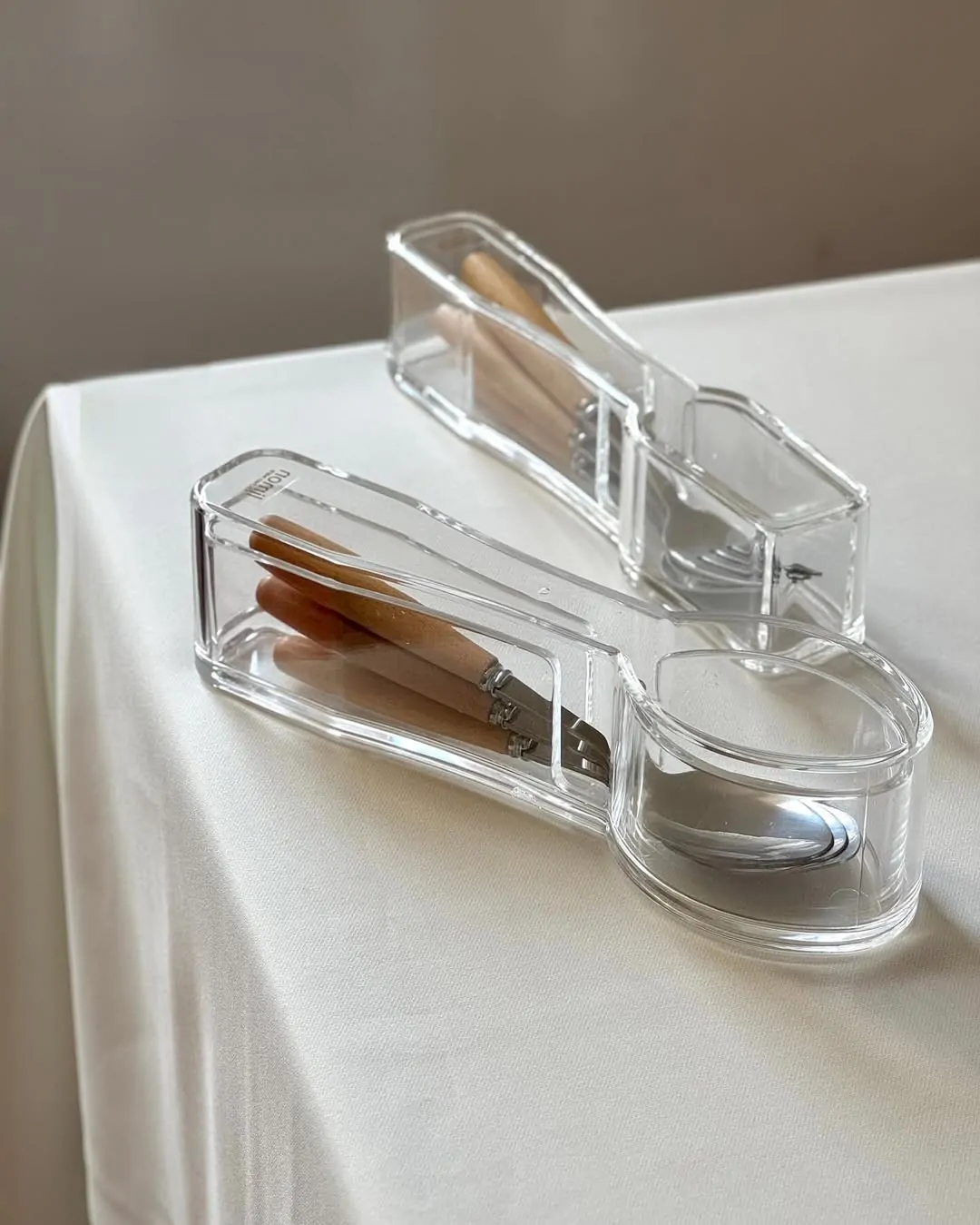 Deluxe Spoons & Forks Holder with Lid by Limon - Image 7